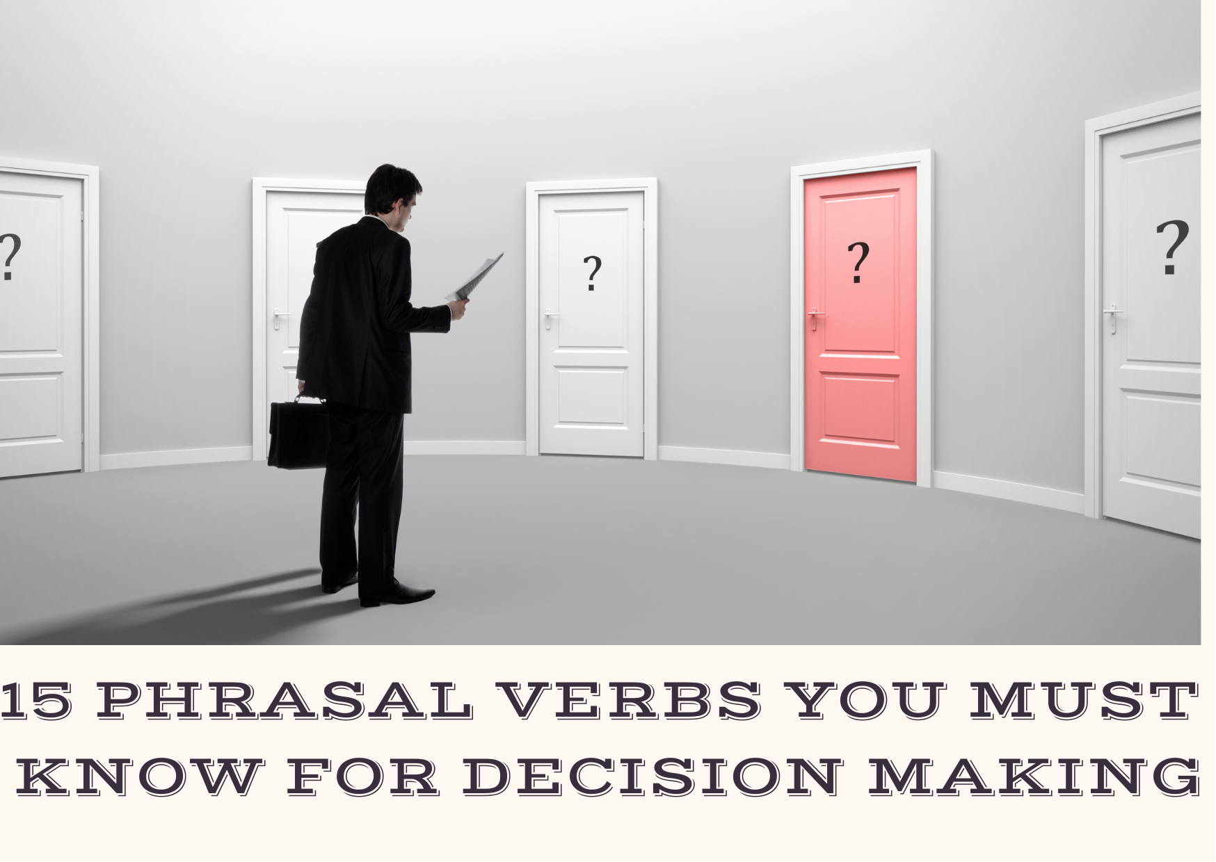 PHRASAL VERBS YOU MUST KNOW